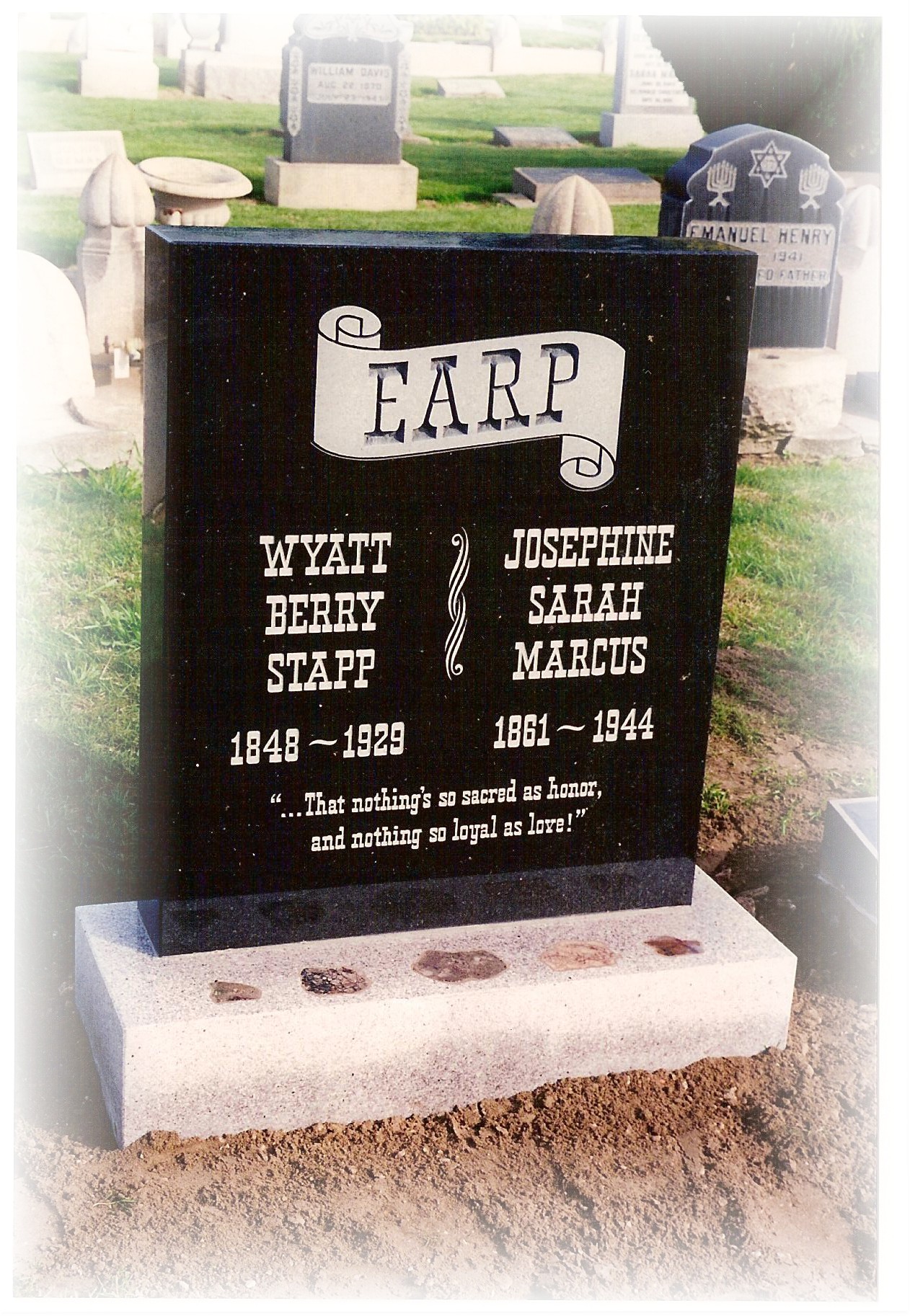 Wyatt Earp Memorial American Monumental